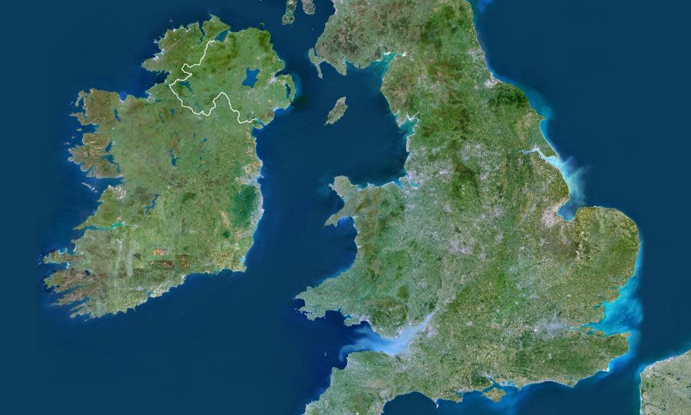 United Kingdom satellite image