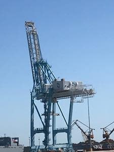 One of three ZPMC Post Panamax Ship-to-Shore Cranes sold on GovDeals