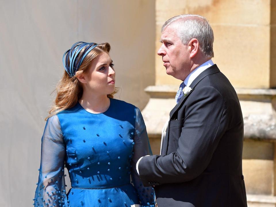 Princess Beatrice and Prince Andrew 2018