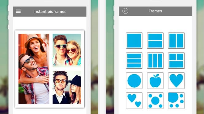 There are lots of collage-making apps around but this one keeps things simple with a selection of basic frames to choose from. You can even change the colour and pattern of the frame and add filters to each photo from within the app. Free on iOS with in-app purchases.