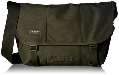 9) Timbuk2 Classic Messenger Unicolor Bag, Army Green, X-Small