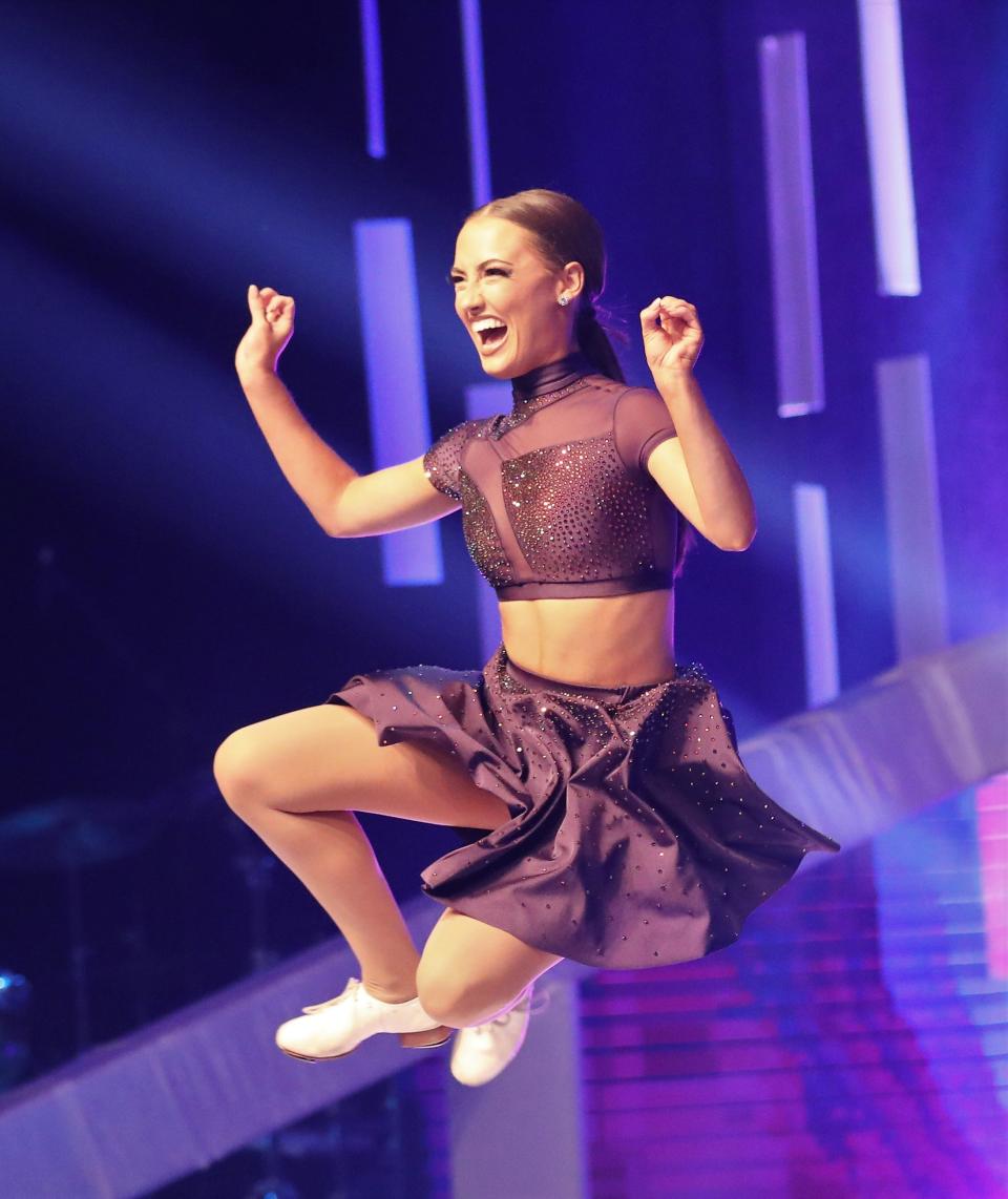 Paige Clark, Miss Knoxville, competed in Talent during the Miss Tennessee Volunteer Pageant that was held at the Carl Perkins Civic Center in Jackson, TN on June 15, 2022.  Gail Bailey/The Jackson Sun  