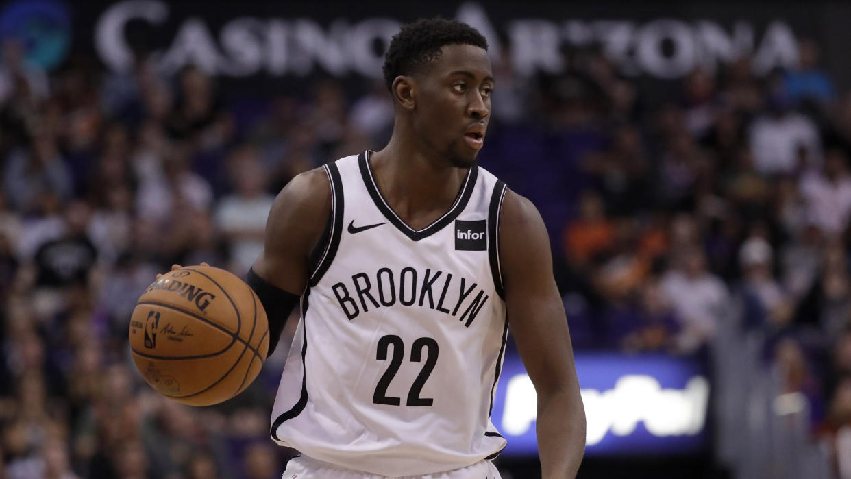 Though they wouldn’t specify a return date, Nets forward Caris LeVert is almost back to full strength after thumb surgery.