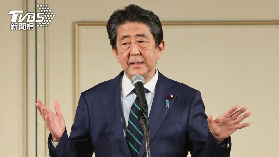 日本前首相安倍晉三。（圖／達志影像美聯社）