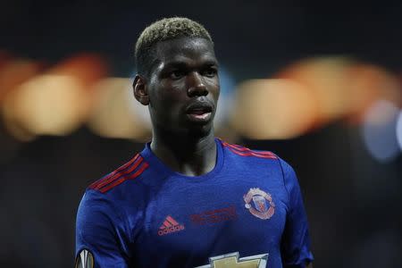 Football Soccer - Ajax Amsterdam v Manchester United - UEFA Europa League Final - Friends Arena, Solna, Stockholm, Sweden - 24/5/17 Manchester United's Paul Pogba Reuters / Lee Smith Livepic