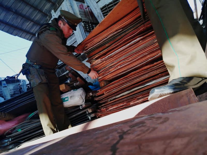 Chilean authorities find stolen Copper cathodes in Coquimbo