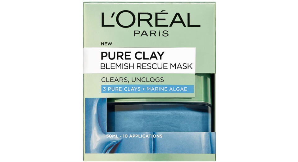 L'Oreal Paris Pure Clay Blemish Rescue Blue Algae Face Mask