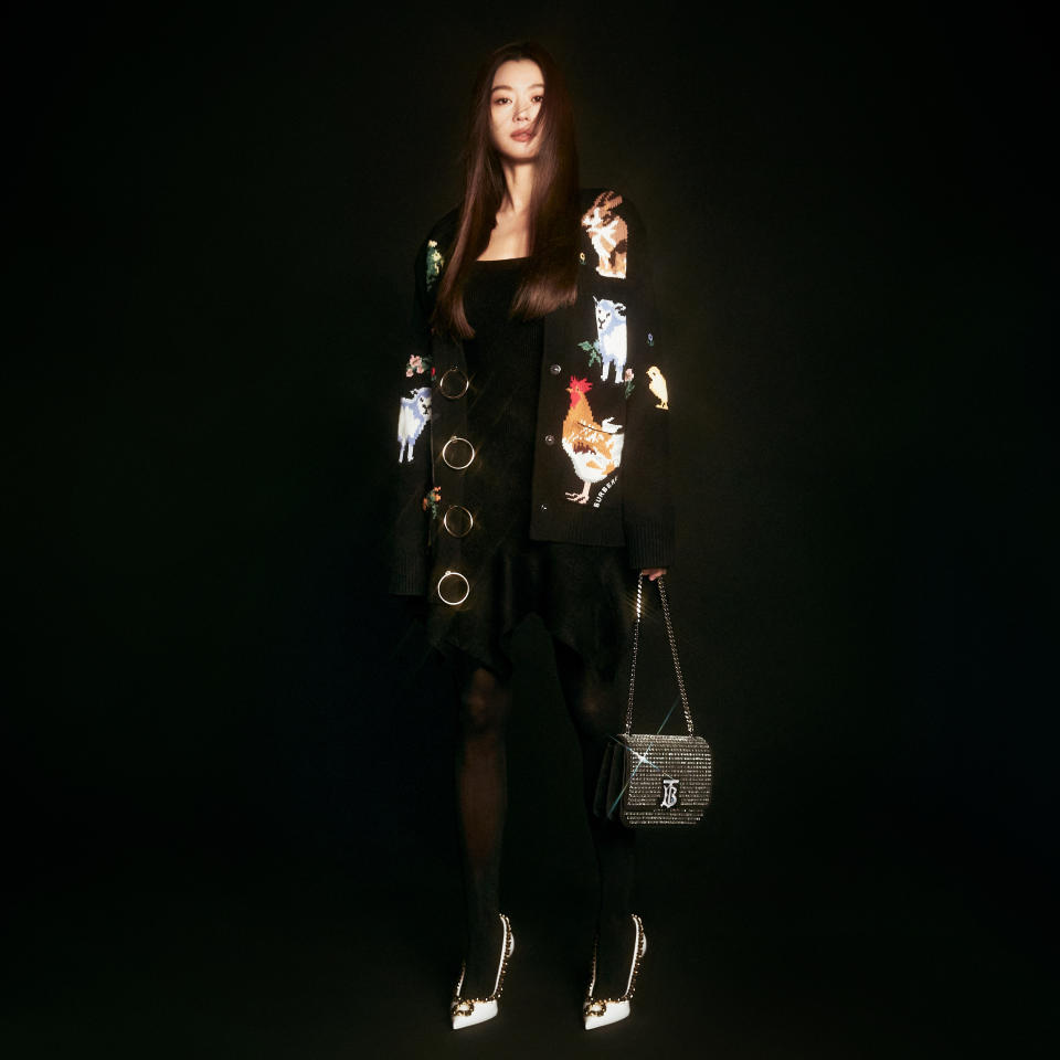 Jun Ji-hyun starring in Burberry festive campaign