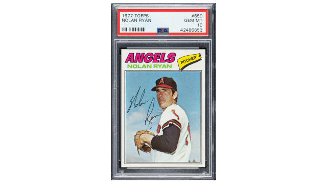 Most Expensive  Sales Nolan Ryan Baseball Cards - Oct-Dec 2021 