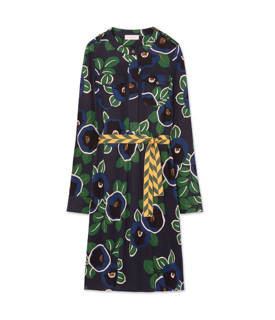 <p>Portia Shirtdress, $325, <a rel="nofollow noopener" href="https://www.toryburch.com/portia-shirtdress/33466.html?cgid=clothing-dresses&dwvar_33466_color=443&start=10" target="_blank" data-ylk="slk:toryburch.com;elm:context_link;itc:0;sec:content-canvas" class="link ">toryburch.com</a> </p>