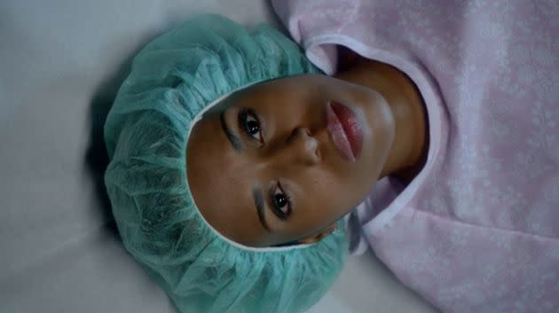 Olivia Pope (Kerry Washington) getting an abortion during Season 5 of ABC's 