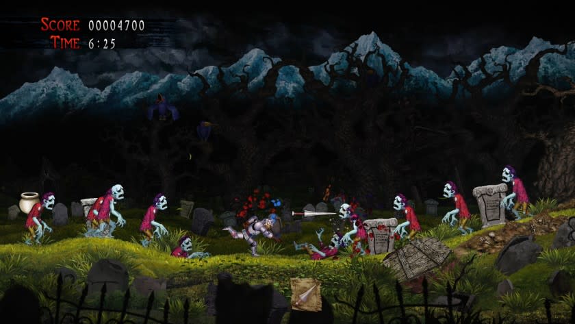 Familiar sights get re-imagined in "Ghosts 'n Goblins Resurrection," a storybook-revamp of the famed franchise.