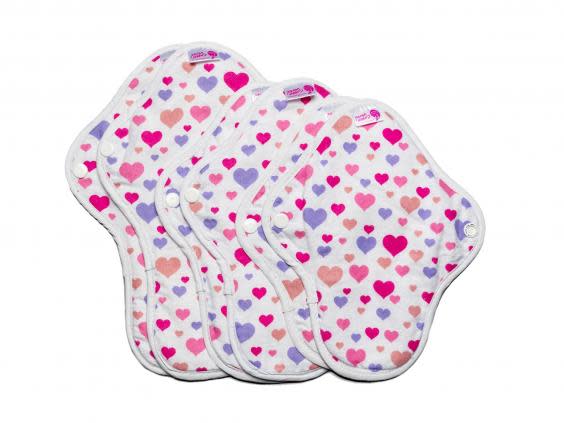 These reusable sanitary towels are easy to clean, simple to use and will cut down on waste (Cheeky Wipes)