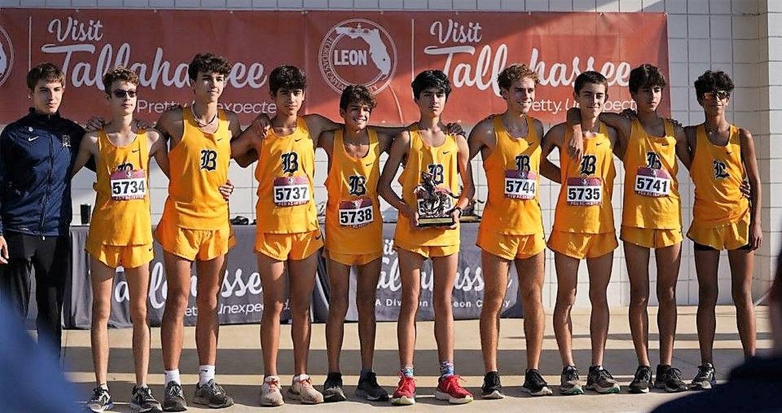 The Belen Jesuit boys’ cross-country team won the FSU Prestate Invitational.