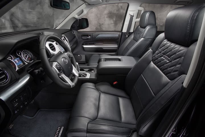 2017 Toyota Tundra Platinum front seats photo