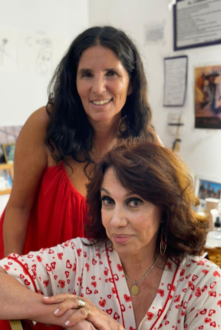 Inseparables. Nachi Bredeston y su madre, la actriz Nora Cárpena, unidas por un gran vínculo y el amor al teatro