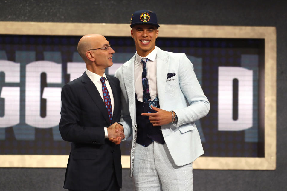 Denver Nuggets forward Michael Porter Jr. discusses the team’s approach to his health Tuesday. (Getty Images)