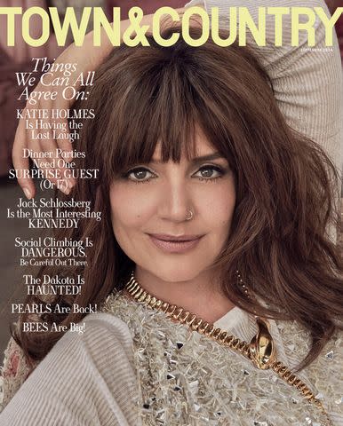 <p>Ruven Afanador</p> Katie Holmes for Town & Country