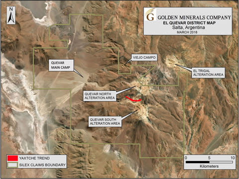 El Quevar District Map (Graphic: Business Wire)