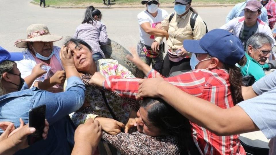 Una manifestación en Santa Cruz