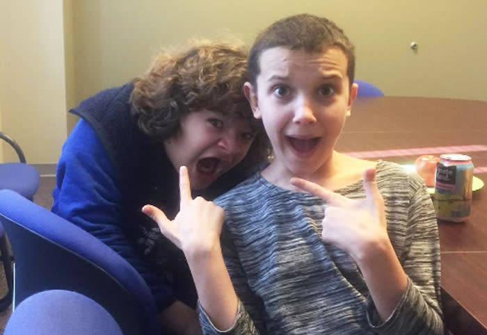 17 “Stranger Things” behind the scenes photos that prove this cast is the tightest