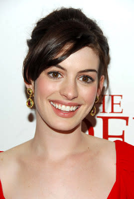 Anne Hathaway at the NY premiere of 20th Century Fox's The Devil Wears Prada