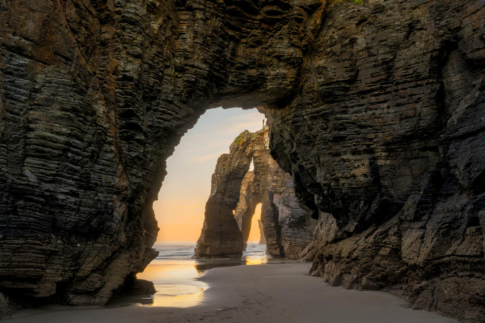 Playa de las Catedrales, Galicia, España. Foto: Getty Images. 