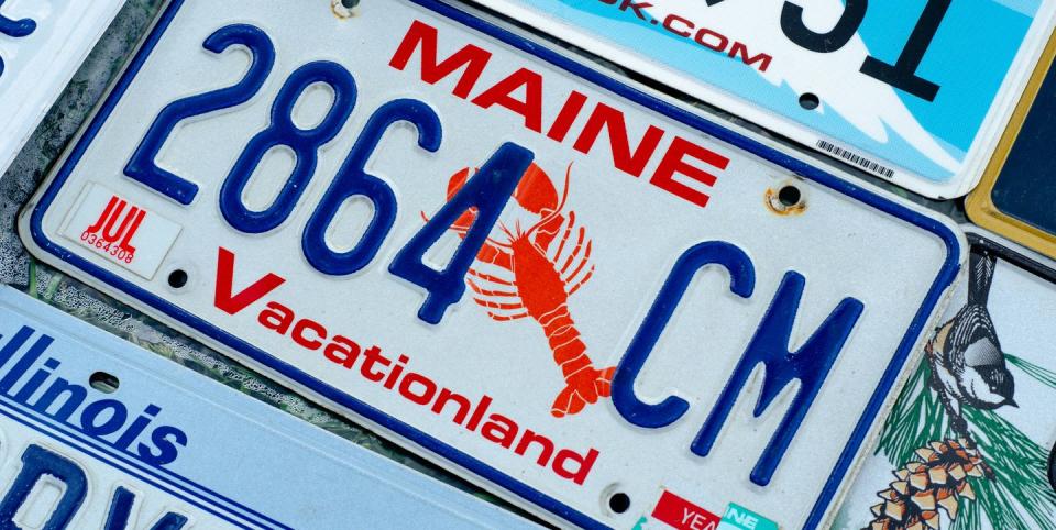 maine license plate lobster