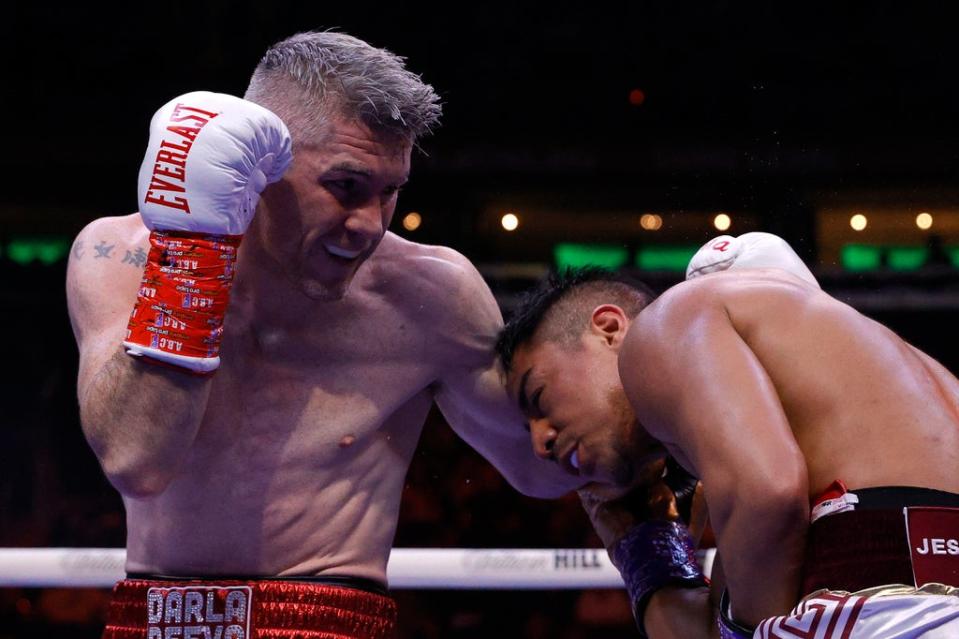 Liam Smith stopped Jessie Vargas in a must-win super-welterweight fight in the co-main event (Getty Images)