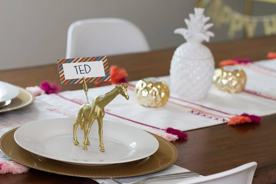 DIY Animal Place Card Holders