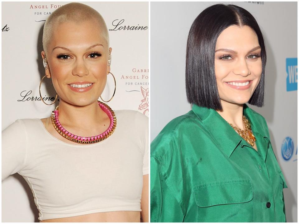 jessie j shaved head