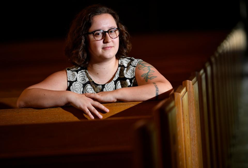 Vanderbilt divinity student Maria Michonski has questioned her commitment to the Catholic Church in the midst of the clergy sexual abuse crisis. photographed Friday, April 12, 2019 in Nashville, Tenn.