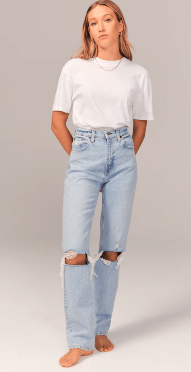 Abercrombie & Fitch 90s Ultra High Rise Relaxed Jeans, Zappos.com