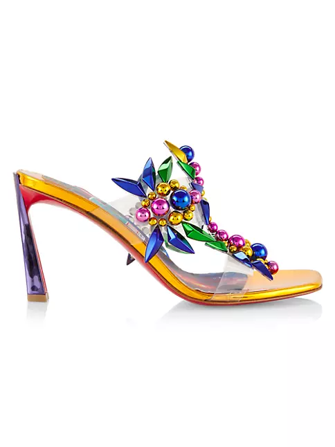 Christian Louboutin x Marvel 85mm PVC Gem Sandals