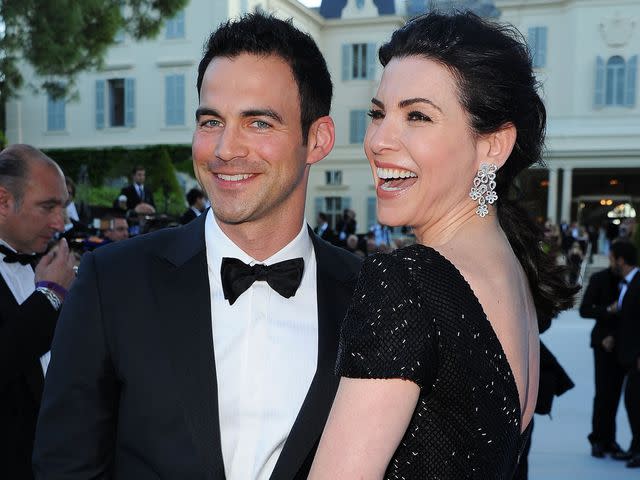<p>Pascal Le Segretain/amfAR12/Getty</p> Julianna Margulies and Keith Lieberthal at the 65th Annual Cannes Film Festival in May 2012.