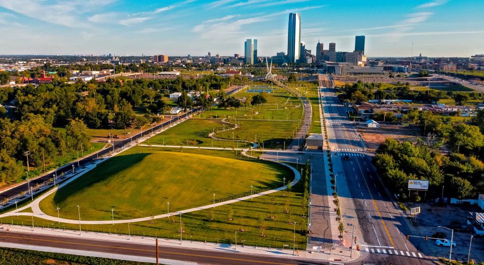 Lower Scissortail Park in Oklahoma City is pictured Monday, Sept. 19, 2022.