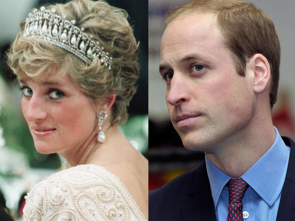 princess diana and prince william