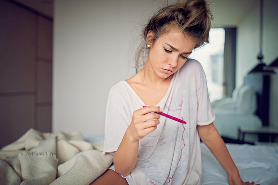 She was surprised to fall pregnant. Photo: Getty