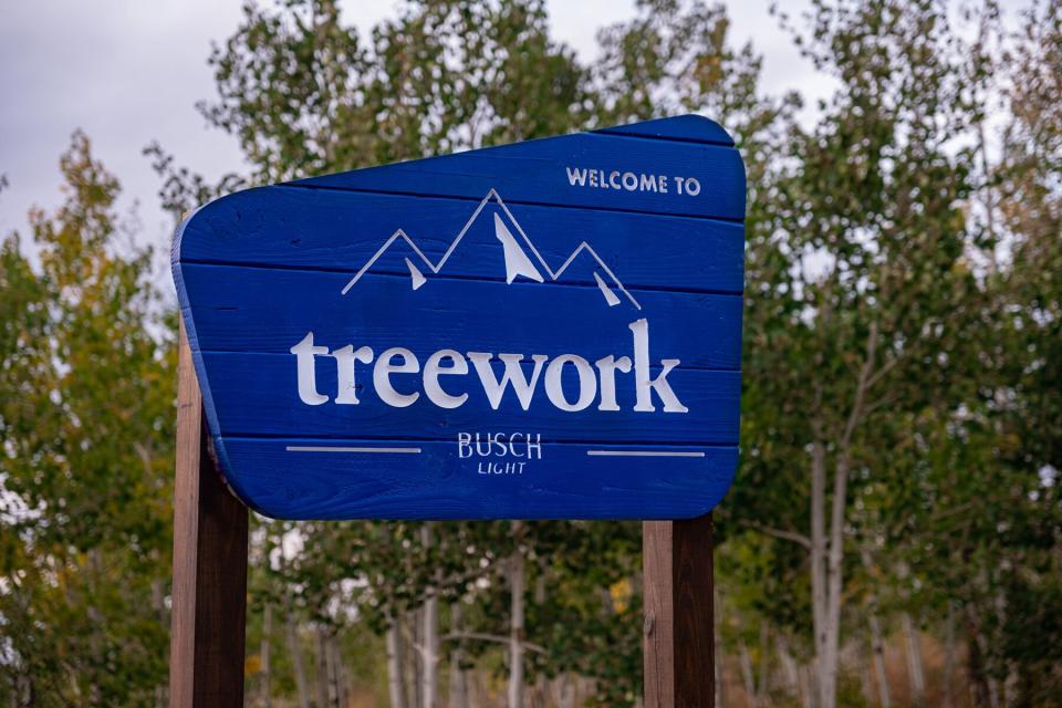 Busch Light's Treework Remote work space in the Woods of Colorado
