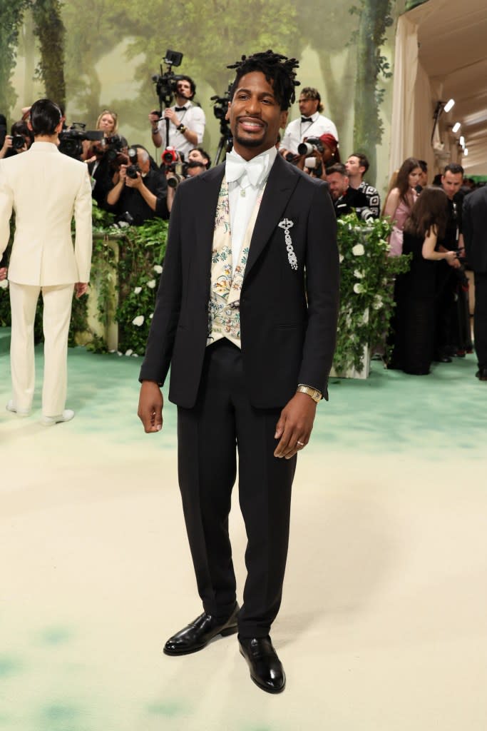 Jon Batiste attends The 2024 Met Gala Celebrating "Sleeping Beauties: Reawakening Fashion" at The Metropolitan Museum of Art on May 06, 2024 in New York City.