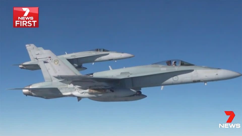 The Hornet fighter jets are nearing retirement. Source: 7 News
