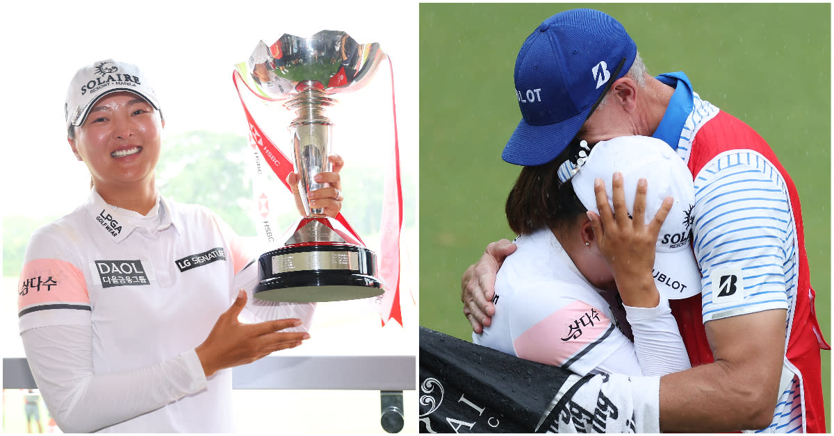 Ko Jin-young wins the 2023 HSBC Women's World Championship, and dissolves into tears after making her final putt. (PHOTOS: Getty Images)