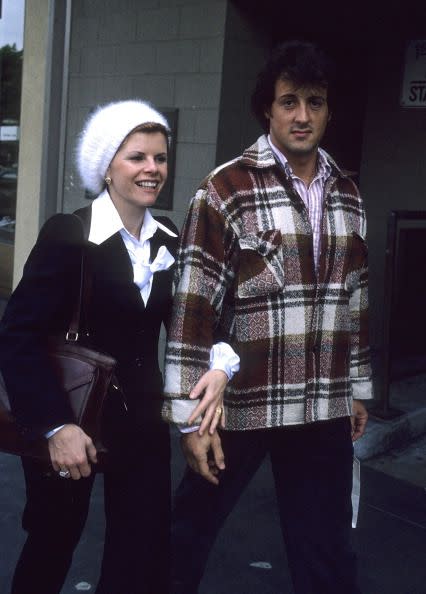 Sylvester Stallone and Sasha Czack