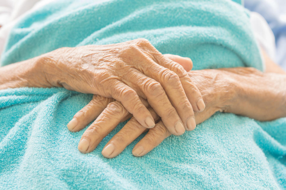 <div><p>"Take as much time as you want with your loved one after. After embalming, they do not really look like themselves, except for the hands. That helped me get through the funeral."</p><p>—Anonymous</p></div><span> Srisakorn / Getty Images/iStockphoto</span>