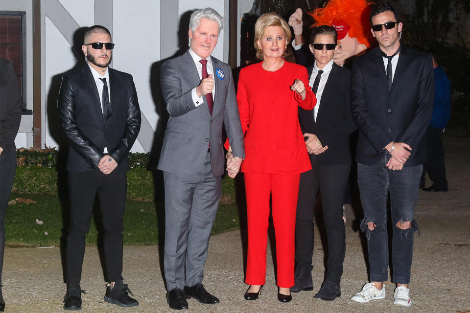 Orlando Bloom and Katy Perry's Bill Clinton and Hillary Clinton Costumes