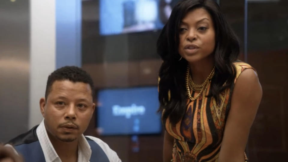 Terrence Howard and Taraji P. Henson on Empire