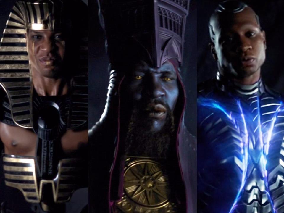 Jonathan Majors as Rama Tut, Immortus, and Scarlet Centurion in "Ant-Man and the Wasp: Quantumania."