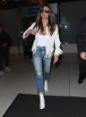 <p>Fransen machten sich nicht nur im wilden Westen gut. Heidi Klum hat ihre Western-Jacke farblich zu Shirt und Ankle Boots abgestimmt. (Bild: Getty Images) </p>