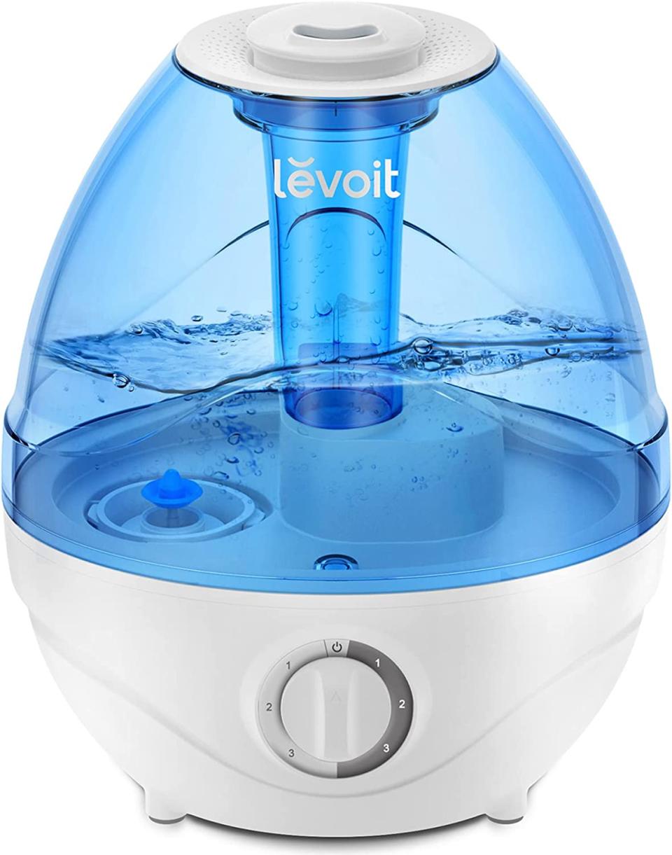 LEVOIT Humidificadores , vaporizador de niebla fría para toda la casa, silencioso para bebés y niños, boquilla de rotación ajustable de 360°