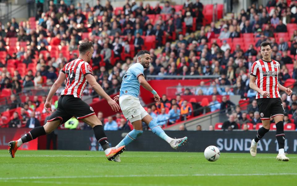 Riyad Mahrez bags first semi-final hat-trick for 65 years to keep City's Treble dream on course - Getty Images/James Gill 